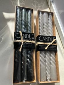 Candle Junkie -  Twisted Dinner Candles (6 pack)