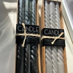 Candle Junkie -  Twisted Dinner Candles (6 pack)