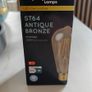 Lux & Belle 5Lt Pendant - Antique Brass Metal & Clear Glass Image 4