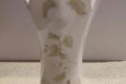 Vintage Rare Stamped Zajecar Porcelain Vase Yugoslavia Art Deco Style Floral