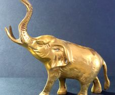 Vintage Brass Elephant