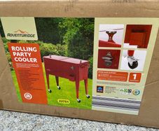 Rolling party cooler