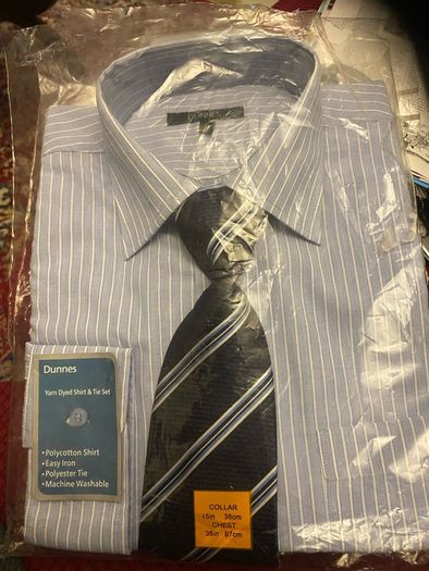 NEW-Shirt & Tie Set