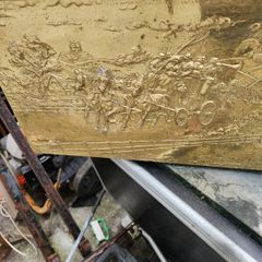 brass log box