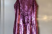 Pink sequin mini party dress 10, bnwt