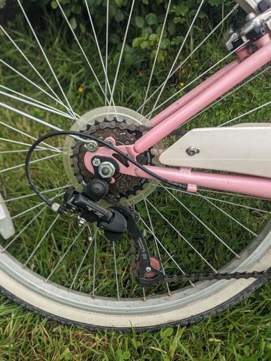Girls pink Vintage Pro Bike with basket