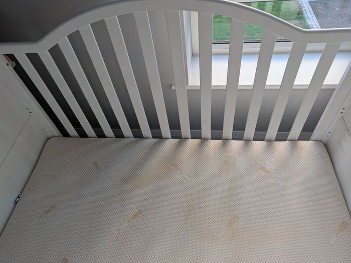 white oslo cot bed