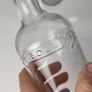 331 - Set of 2 Vintage Clear Glass Collectible Decorative Bols Vodka Bottles Image 4