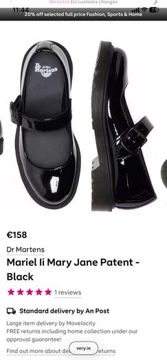 Dr Martens Mary Jane's Patent