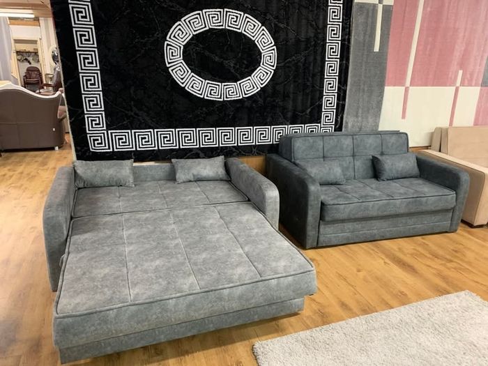 Daphne Light Grey or Dark Grey Pull Out Sofa Bed