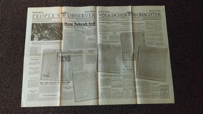 Replica Newspaper - People's Observer From June 1942 - Munich