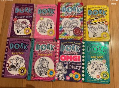 dork diaries books x 8