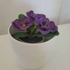 Ikea 10cm pot with artificial flower