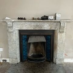 Antique Marble Fireplace