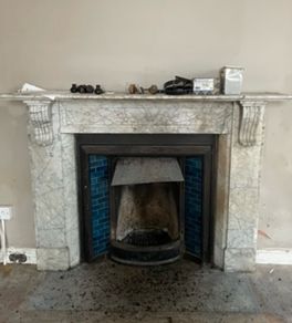 Antique Marble Fireplace
