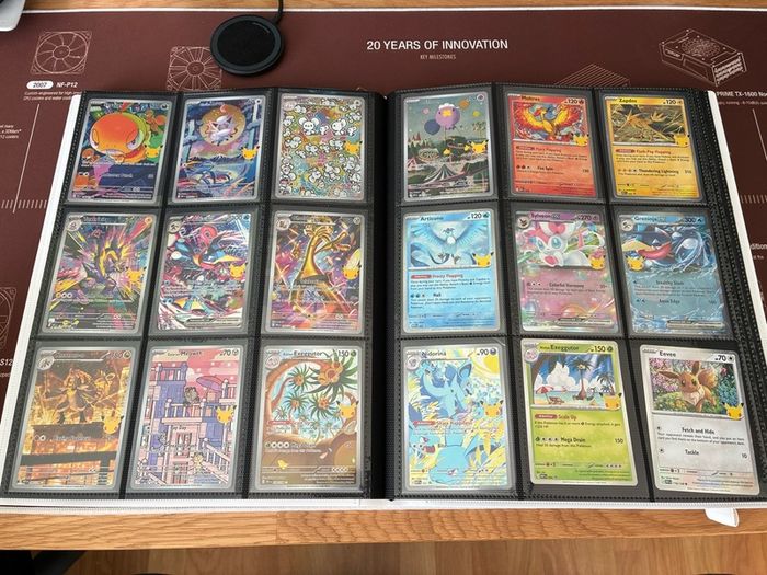 Pokemon 30th Celebrations Binder - Loaded with Cards
