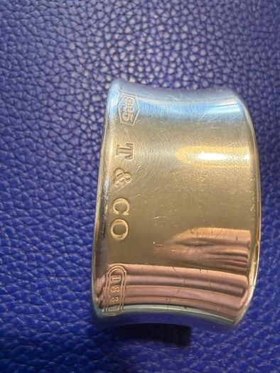 Tiffany & Co Wide Cuff Sterling Silver Bracelet Bangle 2001
