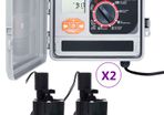 Garden Water Irrigation Controller with 4 Solenoid Valves