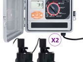 Garden Water Irrigation Controller with 4 Solenoid Valves
