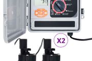 Garden Water Irrigation Controller with 4 Solenoid Valves