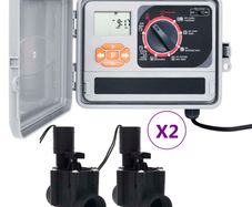 Garden Water Irrigation Controller with 4 Solenoid Valves