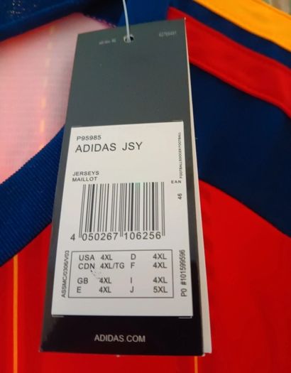 Spain 2026 Home Jersey. Asian Size 4XL- Similar to EU - XXL. Slim Fit - Width:59cm, Length:75cm. New With Tags. Open to Offers.