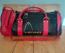 Genuine Vintage 1980's HEAD Monte Carlo Holdall. Sports training bag, football casual, away day, traders bag, 80s memorabilia. School bag.
