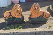 1930s Irish chalk mantle lions