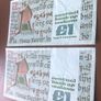 Two irish one pound punt notes Image 5