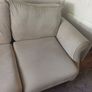 Beige Fabric 3 Seater Sofa Image 4