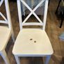 IKEA White Dining Chairs Image 5