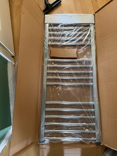 Towel Warmer Radiator Straight Chrome x 2 1200mm x 500mm