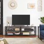 New Vintage Greige TV Unit Stand - FREE P&P Image 3