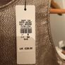 NWT River Island Gold Lame Vest size 8 Image 3