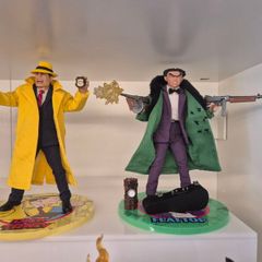 mezco dick tracy and flat top double pack