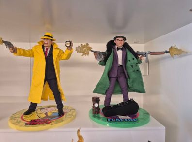 mezco dick tracy and flat top double pack