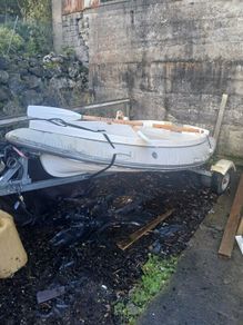 Boat  and trailer