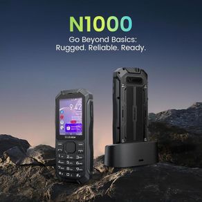 Blackview N1000 Rugged Basic Phone, Big Button Mobile Phone for Elderly, 4GB ROM+512GB TF, 3300mAh, IP68/IP69K Waterproof Phone, 2.4" Scree, Dumb Phone, SOS Button, Dual SIM, GPS, Torch