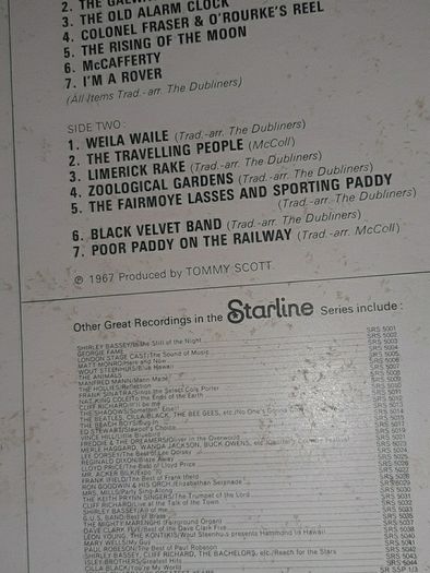 record seven drunken nights the Dubliners