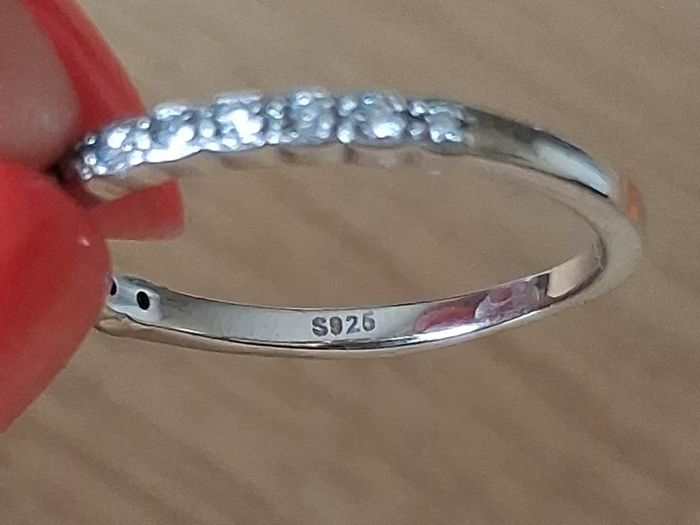 Silver ring size H1/2