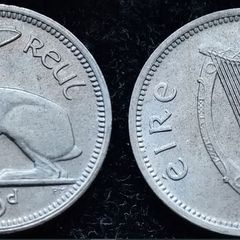 [#440] - Ireland 1967 | 3 Pence | Irish 3d | Hare | KM.12a | MS