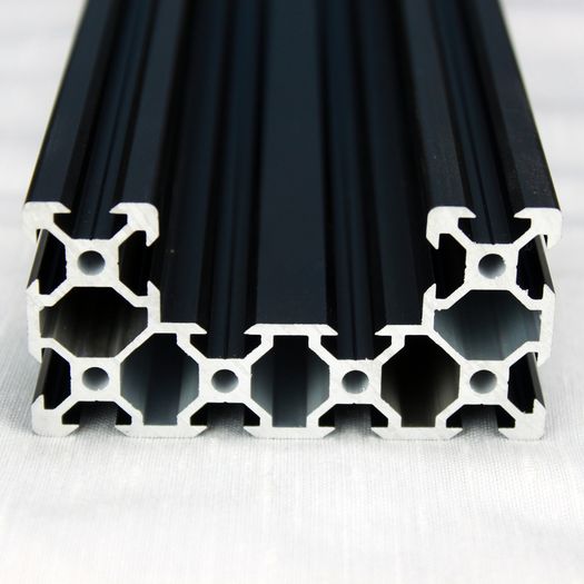 C beam Linear Rail Black Aluminium Extrusion