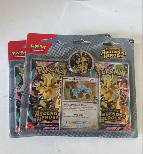 Pokemon ascended hero's mega evolution blister 2 pack