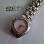Seiko watch with 20 genuine diamonds mother pearl face Image 5