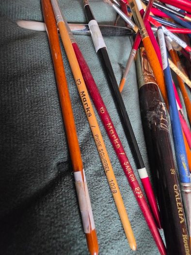 430X Professional Painting Brushes made in England Winsor Newton sable brushes Oil Painting Watercolour Hog bris