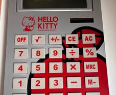 Giant Hello Kitty Calculator