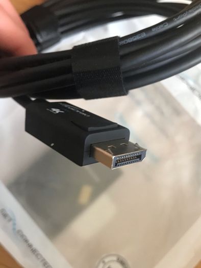 Mini DisplayPort to DisplayPort Cable 5 meters .  DisplayPort connector, Mini DisplayPort/Thunderbolt 1 & 2    other cables available not same brand Mini DisplayPort to HDM