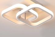 NEW SALE | Ceiling Light Square Modern LED Aluminum White Black Small Ceiling Lamp for Entrance Hallway Office Bedroom Kitchen Ceiling Lights Living Room 22W Warm White Light