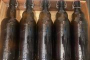 brown flip top bottles 1 liter