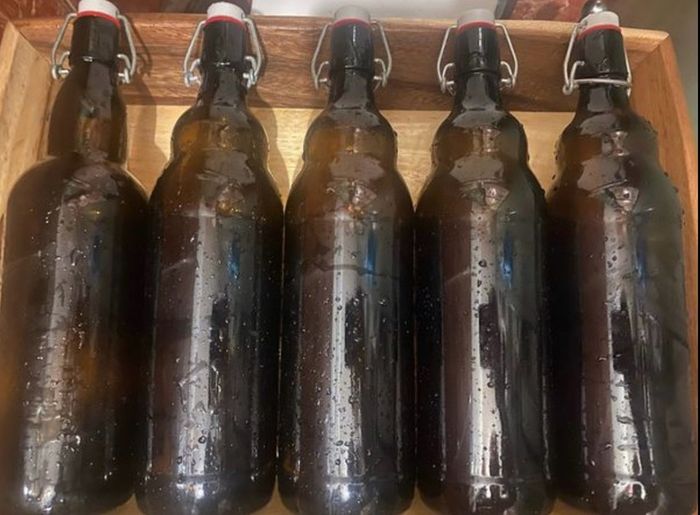homebrew bottles flip top lid  storage 1 litre